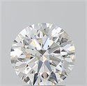 Natural Diamond 1.70 Carats, Round with Excellent Cut, F Color, SI1 Clarity and Certified by GIA