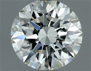Picture of Natural Diamond 0.50 Carats, Round with Excellent Cut, L Color, VVS2 Clarity and Certified by GIA