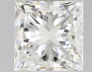 Foto Diamante Natural 0.51 quilates, Princesa , Color J, claridad VVS1 y certificado GIA de