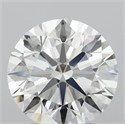 Natural Diamond 2.59 Carats, Round with Excellent Cut, G Color, IF Clarity and Certified by IGI