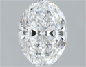 Natural Diamond 1.50 Carats, Oval with  Cut, D Color, SI1 Clarity and Certified by GIA