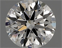 Natural Diamond 0.71 Carats, Round with Excellent Cut, G Color, IF Clarity and Certified by IGI