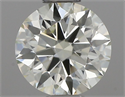 Natural Diamond 0.52 Carats, Round with Excellent Cut, M Color, VVS1 Clarity and Certified by IGI