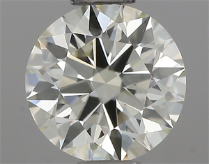 Picture of Natural Diamond 0.52 Carats, Round with Excellent Cut, M Color, VVS1 Clarity and Certified by IGI