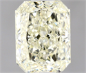 Natural Diamond 0.56 Carats, Radiant with  Cut, J Color, IF Clarity and Certified by IGI