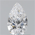 Diamante Natural 0.50 quilates, De pera , Color D, claridad VS1 y certificado GIA