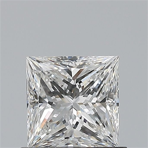 Picture of Natural Diamond 0.71 Carats, Princess with  Cut, F Color, VS1 Clarity and Certified by GIA