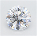 Lab Grown Diamond 6.43 Carats, Round with Ideal Cut, E Color, VVS1 Clarity and Certified by IGI