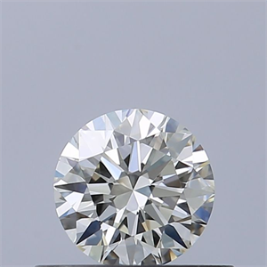 Picture of Natural Diamond 0.40 Carats, Round with Excellent Cut, H Color, VVS2 Clarity and Certified by IGI