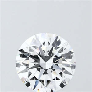 Picture of Lab Grown Diamond 1.50 Carats, Round with Ideal Cut, E Color, VVS2 Clarity and Certified by IGI