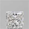 Natural Diamond 2.20 Carats, Princess with  Cut, G Color, SI1 Clarity and Certified by GIA