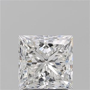 Picture of Natural Diamond 2.20 Carats, Princess with  Cut, G Color, SI1 Clarity and Certified by GIA