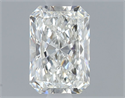 Natural Diamond 0.53 Carats, Radiant with  Cut, G Color, VVS2 Clarity and Certified by GIA
