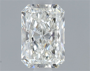 Picture of Natural Diamond 0.53 Carats, Radiant with  Cut, G Color, VVS2 Clarity and Certified by GIA