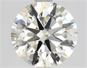 Natural Diamond 1.91 Carats, Round with Excellent Cut, K Color, VVS2 Clarity and Certified by GIA
