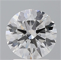 Del inventario de diamantes de laboratorio, 2.06 quilates, Redondo , Color D, claridad VVS2 y certificado IGI