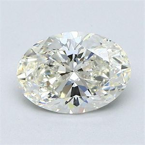 Picture of Natural Diamond 1.20 Carats, Oval with  Cut, K Color, SI1 Clarity and Certified by GIA