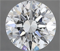 Diamante Natural 2.01 quilates, Redondo , Color H, claridad VS1 y certificado GIA