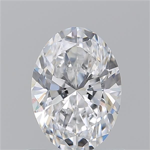 Picture of Natural Diamond 0.90 Carats, Oval with  Cut, D Color, VS2 Clarity and Certified by GIA