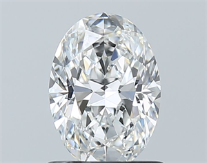 Picture of Natural Diamond 1.01 Carats, Oval with  Cut, E Color, VS2 Clarity and Certified by GIA