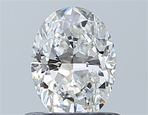 Foto Diamante Natural 0.70 quilates, Ovalado , Color F, claridad VS2 y certificado GIA de