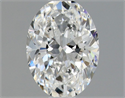 Diamante Natural 0.71 quilates, Ovalado , Color E, claridad VVS1 y certificado GIA