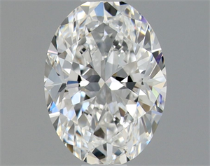 Foto Diamante Natural 0.71 quilates, Ovalado , Color E, claridad VVS1 y certificado GIA de