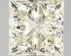 Picture of Natural Diamond 1.51 Carats, Princess with  Cut, L Color, VS2 Clarity and Certified by IGI