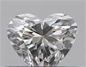 Natural Diamond 0.30 Carats, Heart with  Cut, F Color, VS2 Clarity and Certified by GIA