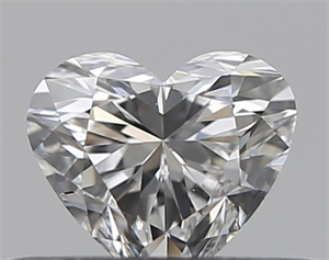 Picture of Natural Diamond 0.30 Carats, Heart with  Cut, F Color, VS2 Clarity and Certified by GIA