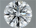Natural Diamond 0.81 Carats, Round with Excellent Cut, I Color, VVS1 Clarity and Certified by GIA