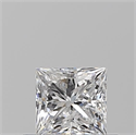 Diamante Natural 0.50 quilates, Princesa , Color D, claridad VVS2 y certificado GIA