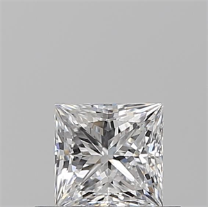 Foto Diamante Natural 0.50 quilates, Princesa , Color D, claridad VVS2 y certificado GIA de