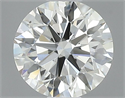 Diamante Natural 0.51 quilates, Redondo , Color H, claridad VS1 y certificado IGI