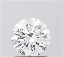 Lab Grown Diamond 1.10 Carats, Round with Ideal Cut, D Color, VVS2 Clarity and Certified by IGI