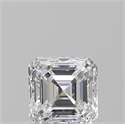 Diamante Natural 0.71 quilates, Asscher , Color E, claridad VVS2 y certificado GIA