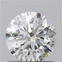 Natural Diamond 0.93 Carats, Round with Excellent Cut, G Color, VVS1 Clarity and Certified by GIA