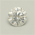 Natural Diamond 0.80 Carats, Round with Excellent Cut, G Color, I1 Clarity and Certified by GIA