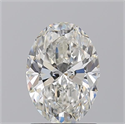 Natural Diamond 1.51 Carats, Oval with  Cut, H Color, VVS2 Clarity and Certified by GIA