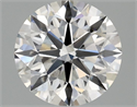 Del inventario de diamantes de laboratorio, 2.13 quilates, Redondo , Color F, claridad SI1 y certificado IGI