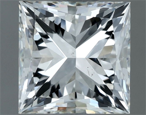 Picture of Natural Diamond 1.00 Carats, Princess with  Cut, G Color, VS2 Clarity and Certified by IGI