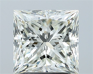 Foto Diamante Natural 2.10 quilates, Princesa , Color I, claridad VVS1 y certificado IGI de
