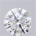 Del inventario de diamantes de laboratorio, 2.08 quilates, Redondo , Color E, claridad VVS2 y certificado IGI