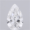 Diamante Natural 0.50 quilates, De pera , Color E, claridad VS1 y certificado GIA