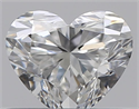 Natural Diamond 0.43 Carats, Heart with  Cut, G Color, VS1 Clarity and Certified by GIA