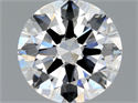 Natural Diamond 0.90 Carats, Round with Excellent Cut, F Color, SI1 Clarity and Certified by GIA