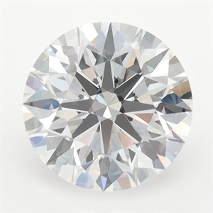 Picture of Lab Grown Diamond 2.65 Carats, Round with Ideal Cut, D Color, IF Clarity and Certified by IGI
