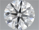 Natural Diamond 0.50 Carats, Round with Very Good Cut, E Color, SI1 Clarity and Certified by GIA