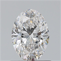 Natural Diamond 0.80 Carats, Oval with  Cut, E Color, VS1 Clarity and Certified by GIA