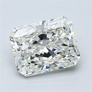 Picture of Natural Diamond 1.51 Carats, Radiant with  Cut, I Color, VS2 Clarity and Certified by GIA